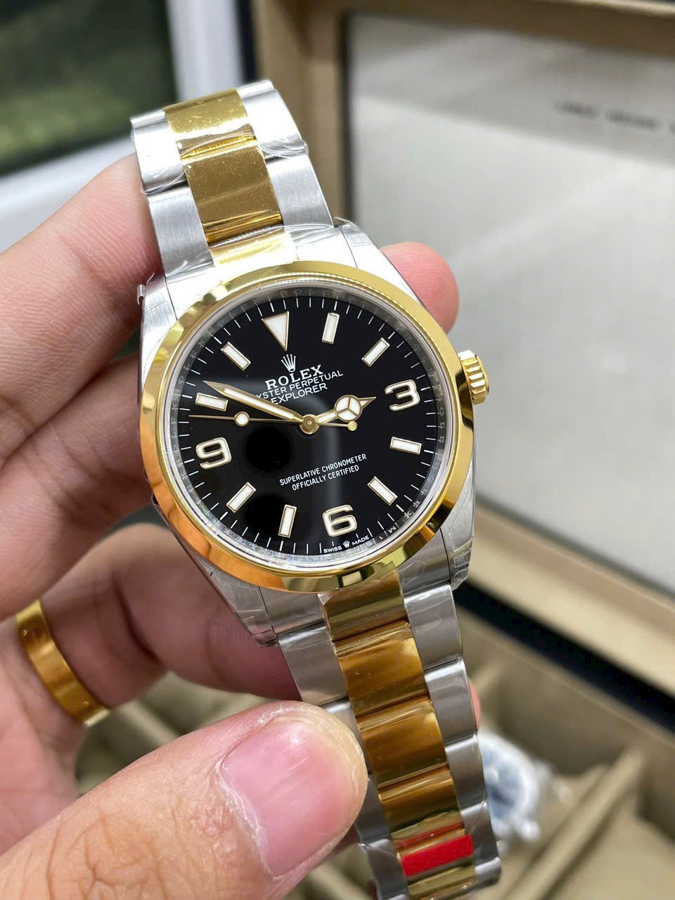 Rolex Replica Watches Explorer 124273 Dial Black VS Factory 36mm