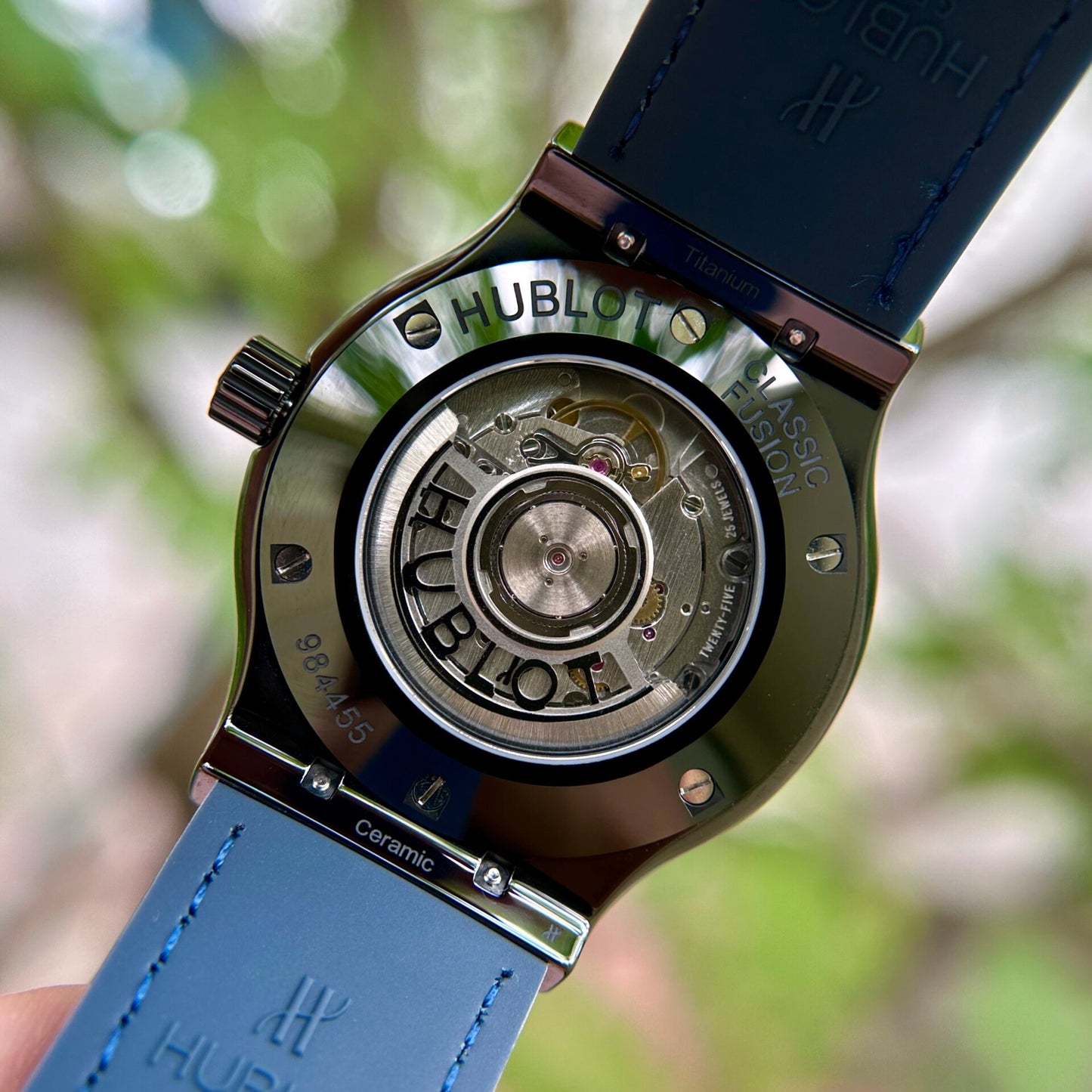 Hublot Classic Fusion Ceramic Blue Best Replica Watch JJZ 42mm