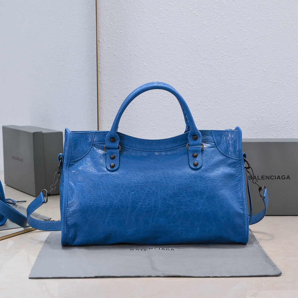 Balenciaga Women s Le City Bag Medium(HIGH-END GRADE)