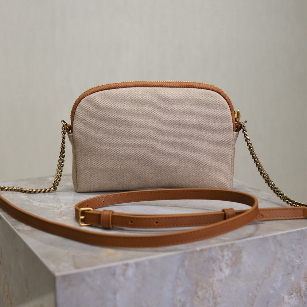 YSL GABY zipped pouch in canvas