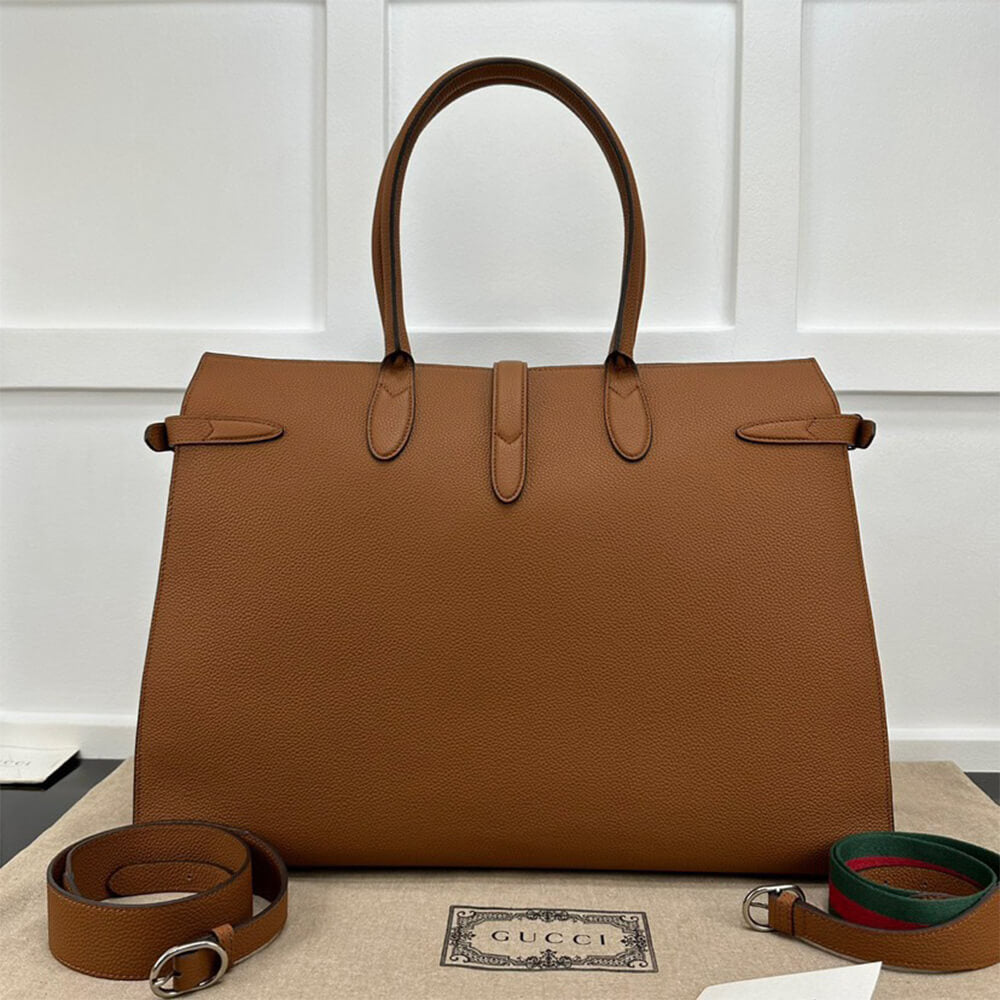 GUCCI Large tote bag with hook closure(HIGH-END Grade)