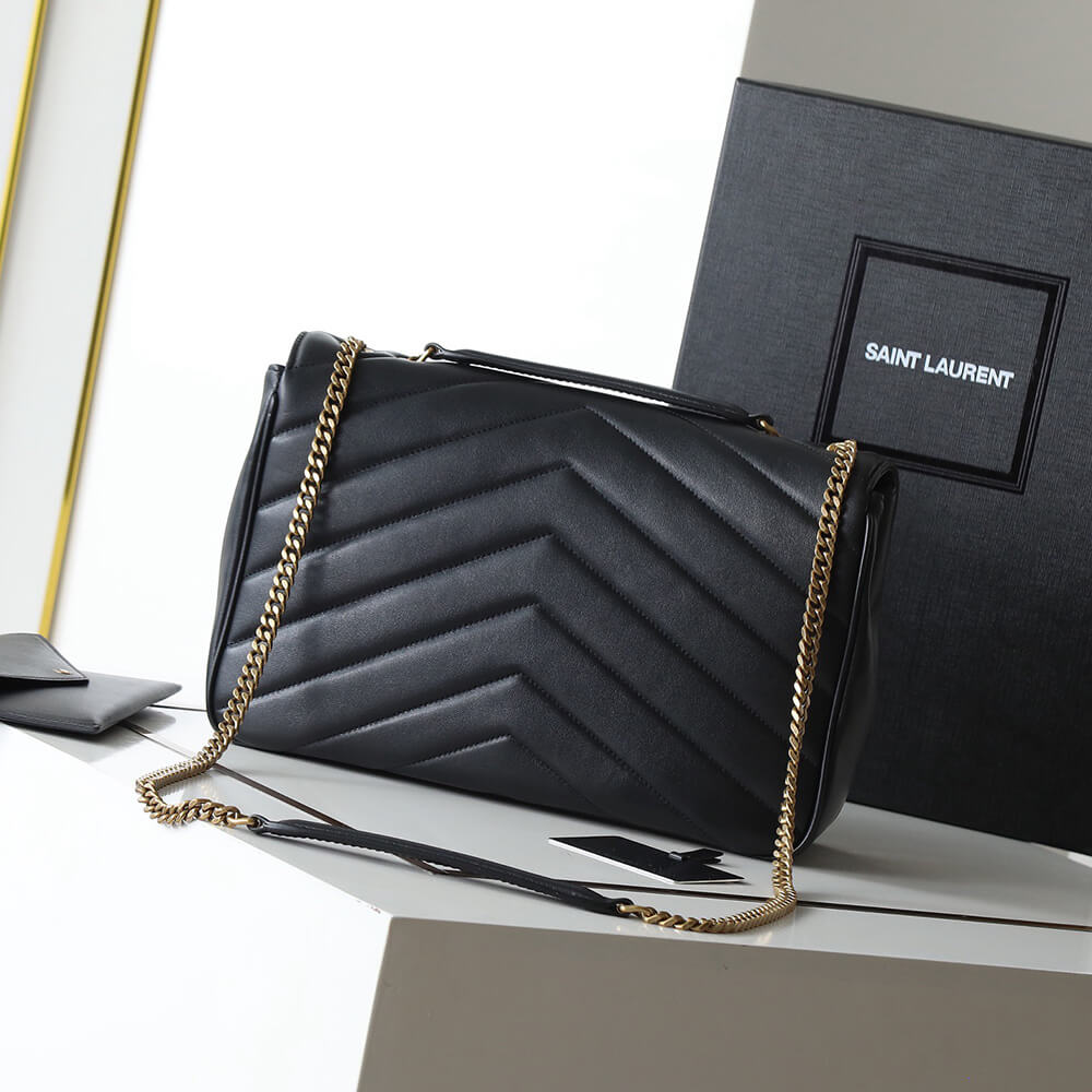 YSL LOULOU large in MATELASSE lambskin(HIGH-END GRADE)