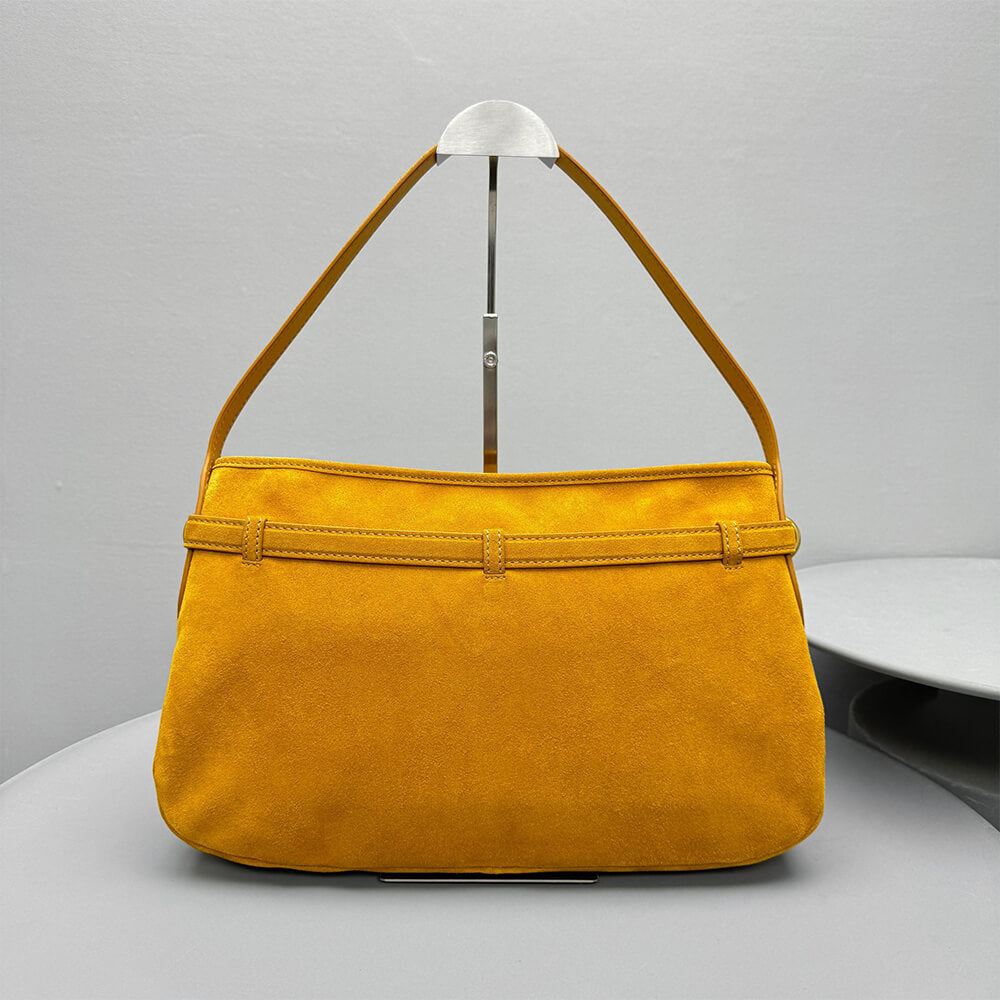 MIUMIU Medium Aventure suede bag(HIGH-END GRADE)