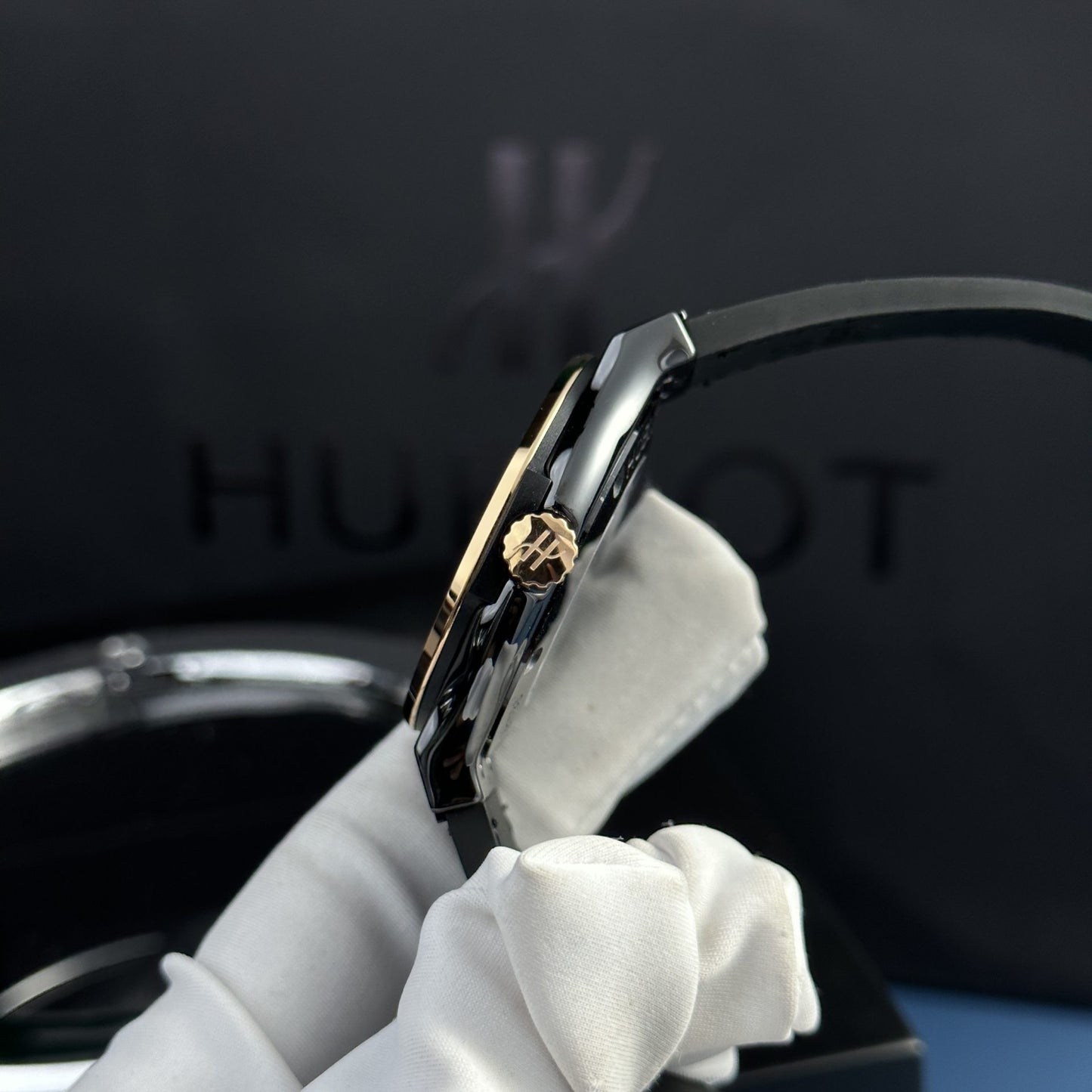 Hublot Best Fake Watches Classic Fusion Ceramic Demi King Gold 42mm