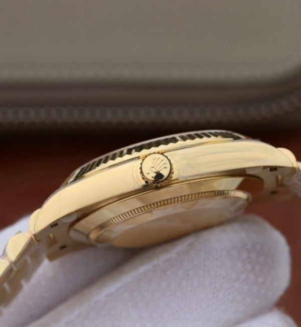 Replica Rolex Day-Date 40mm 228238 YG Dial Roman Markers YG Bracelet A3255
