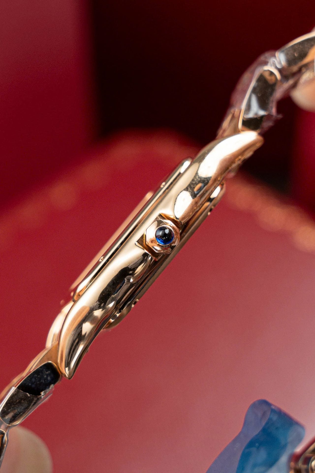 Cartier Panthere W2PN0007 White Dial Fake Watch Rose Gold 27x37mm