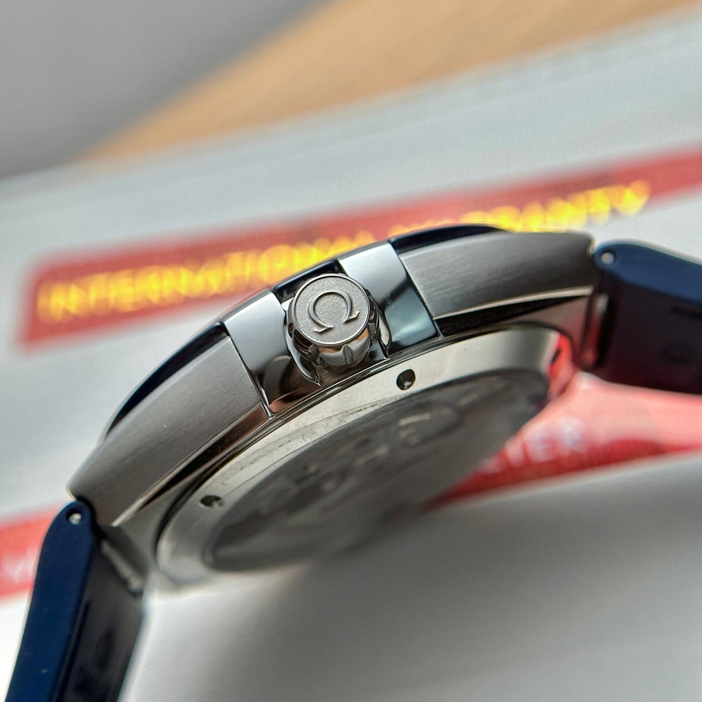 Omega Replica 1:1 Watch Constellation Blue Leather Strap VS Factory 41mm