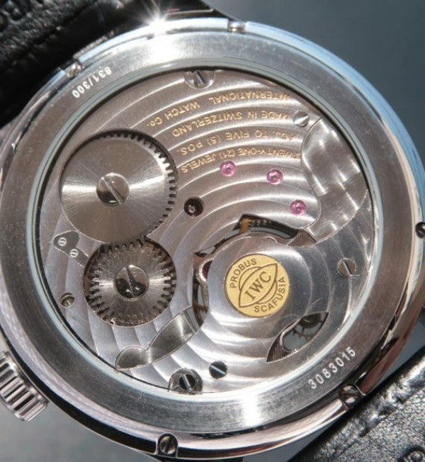 Replica IWC Portuguese Tourbillon Power Reserve Moonphase Gray Dial
