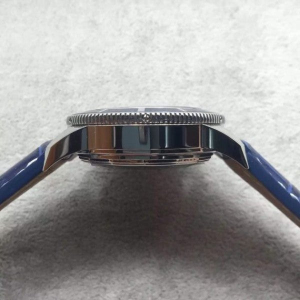 Replica Breitling Super Ocean Heritage Chrono SS Blue Dial SS Leather Strap A7750