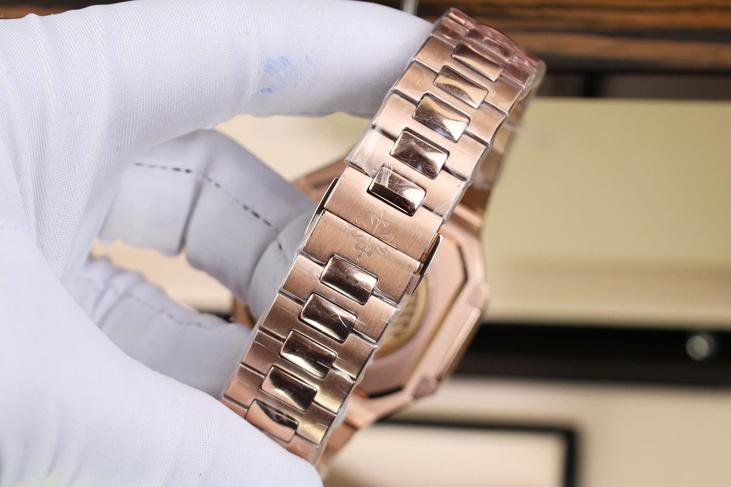 Patek Philippe Cubitus 5821 Replica Watch Rose Gold White Dial TW Factory 45mm