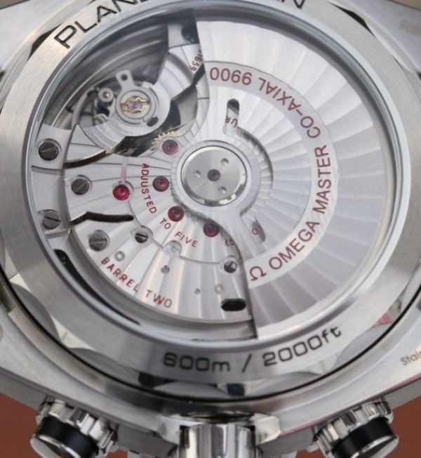 Replica Omega OMF Planet Ocean Master Chronometer Blue LiquidMetal SS Bracelet A9900