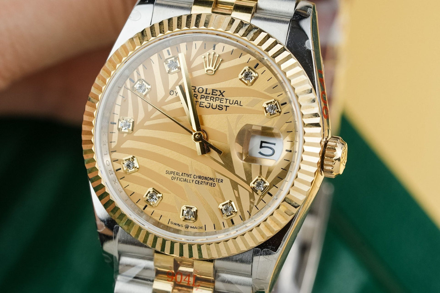 Rolex Replica 1:1 Watch DateJust 126233 Gold Wrapped Dial Stone GM Factory 36mm