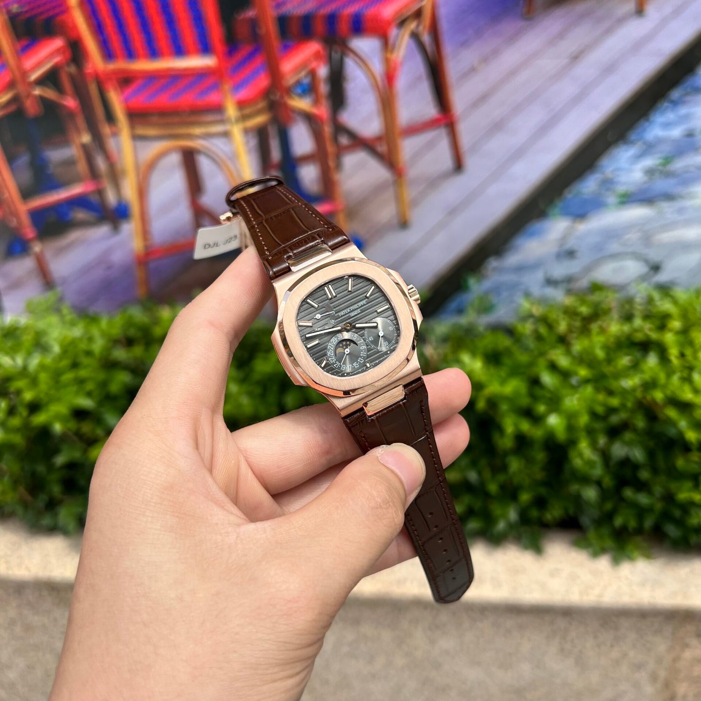 Patek Philippe Replica 1:1 Watch Nautilus 5712R Rose Gold Wrapped 18K GR Factory 40mm