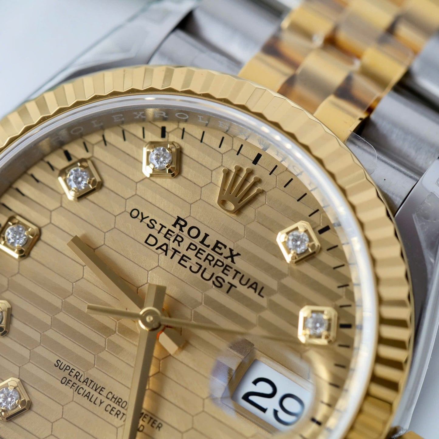 Rolex DateJust 126231 Replica Watch M¨¤u Demi Motif Dial VS Factory 36mm