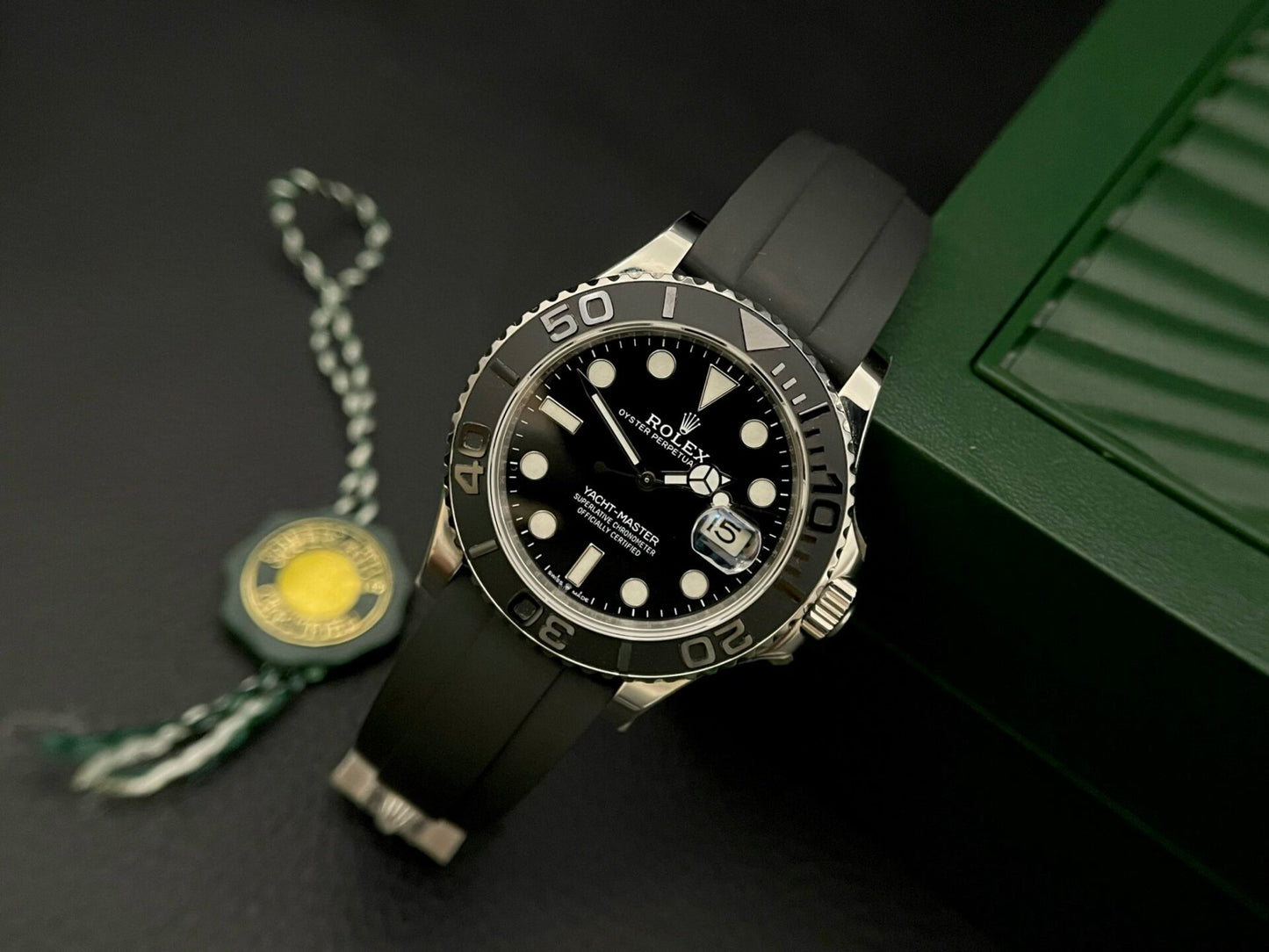 Rolex Replica 11 Watch Yacht-Master Swiss Movement Black Dial EW Factory 40mm