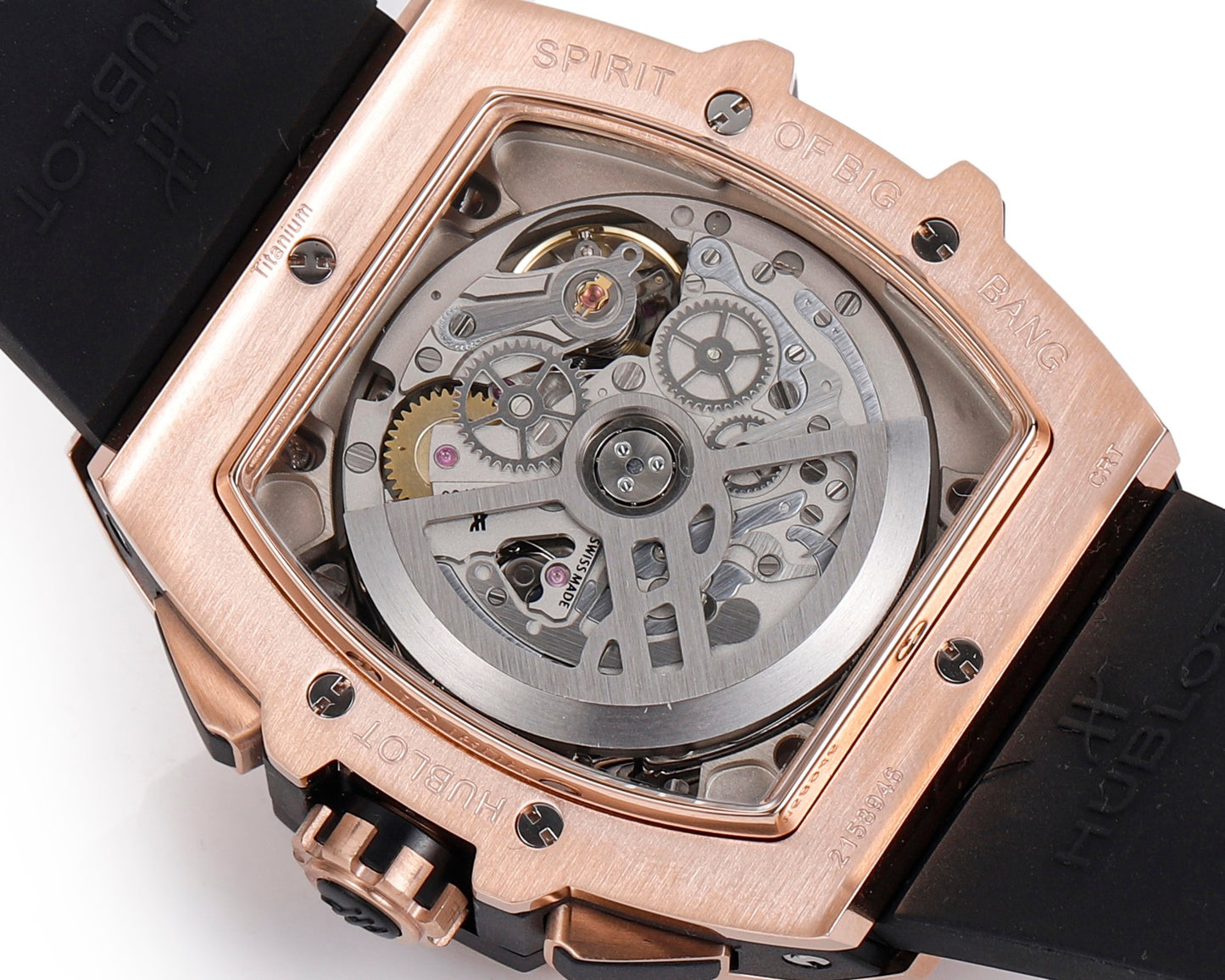 Hublot Spirit of Big Bang Textured Rubber Strap(1:1 replica)