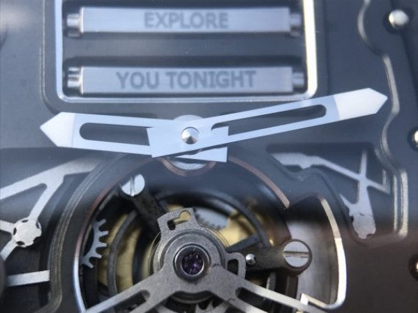 Replica Richard Mille RM069 SS Fake Tourbillon Skeleton Dial Black Rubber Strap A23J