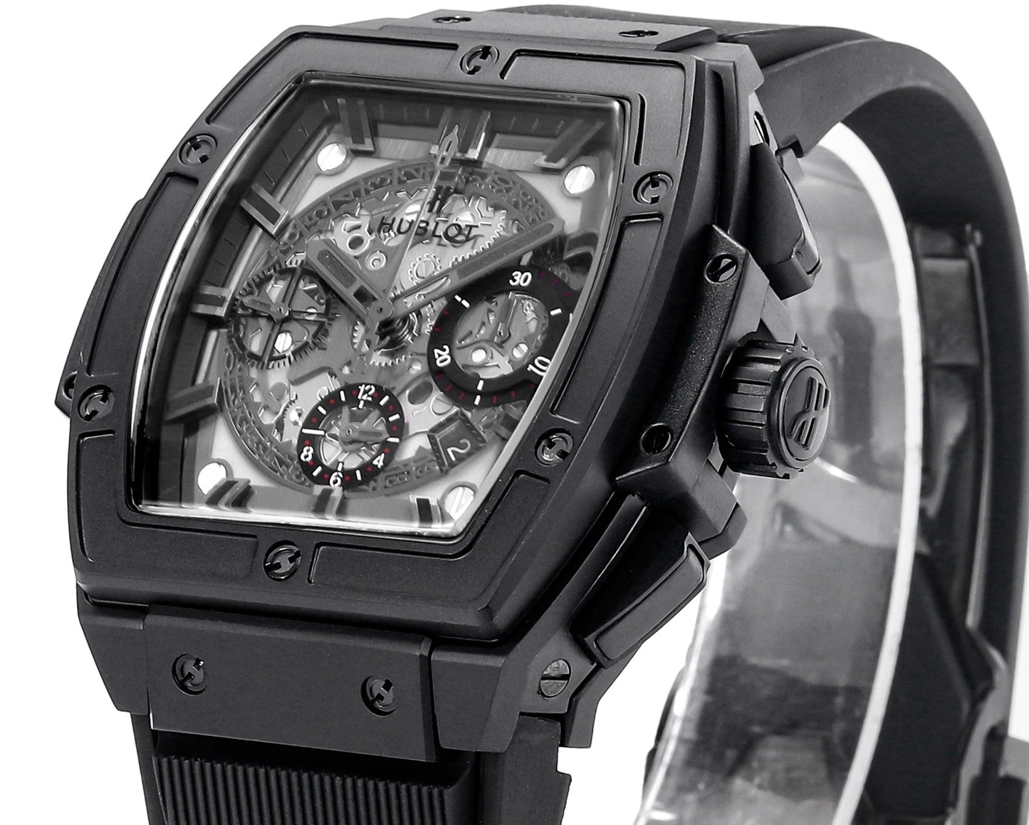 Hublot SPIRIT OF BIG BANG Chronograph, 45 mm Textured rubber strap(1:1 replica)
