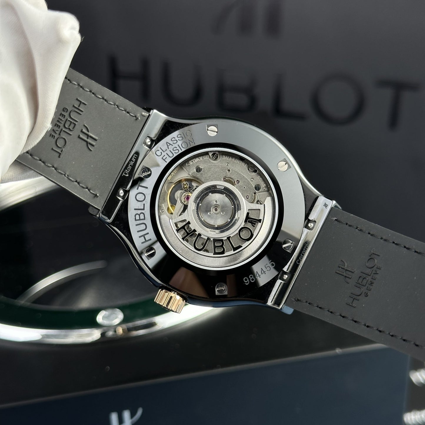 Hublot Best Fake Watches Classic Fusion Ceramic Demi King Gold 42mm