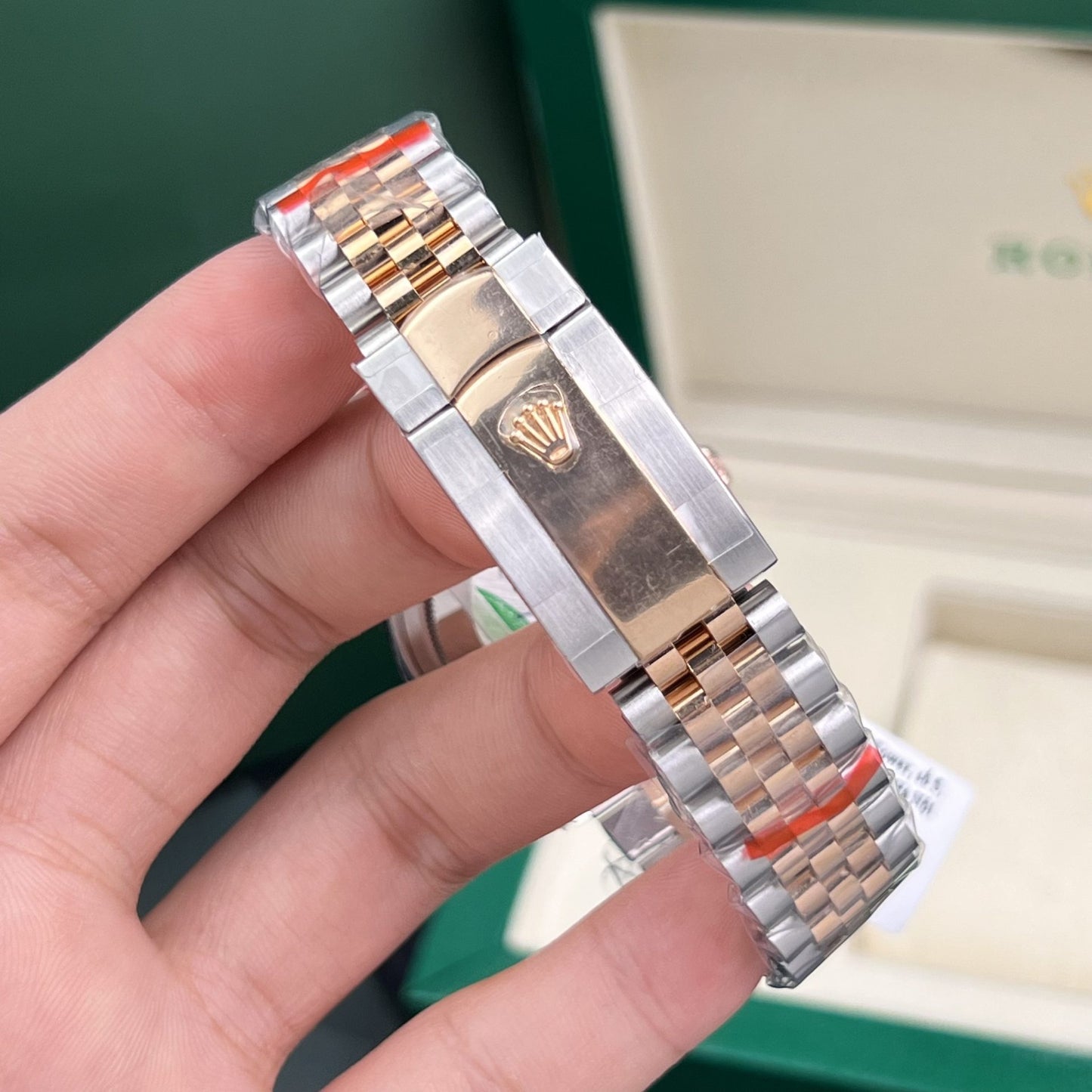 Rolex Rep 11 Watch DateJust 18K Rose Gold Wrapped Chocolate Dial GM Factory 36mm