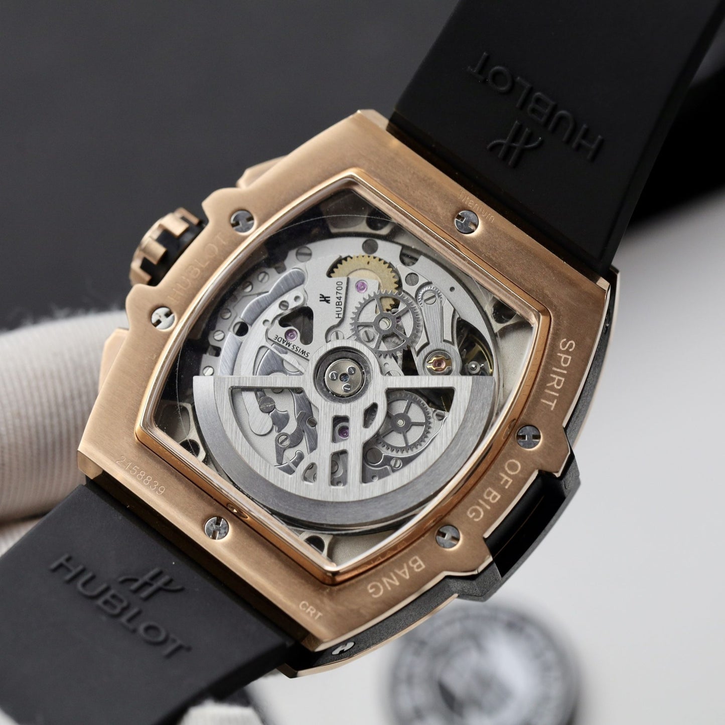 Hublot Replica Watches Spirit Of Big Bang King Gold Bezel Ceramic Blue 42mm