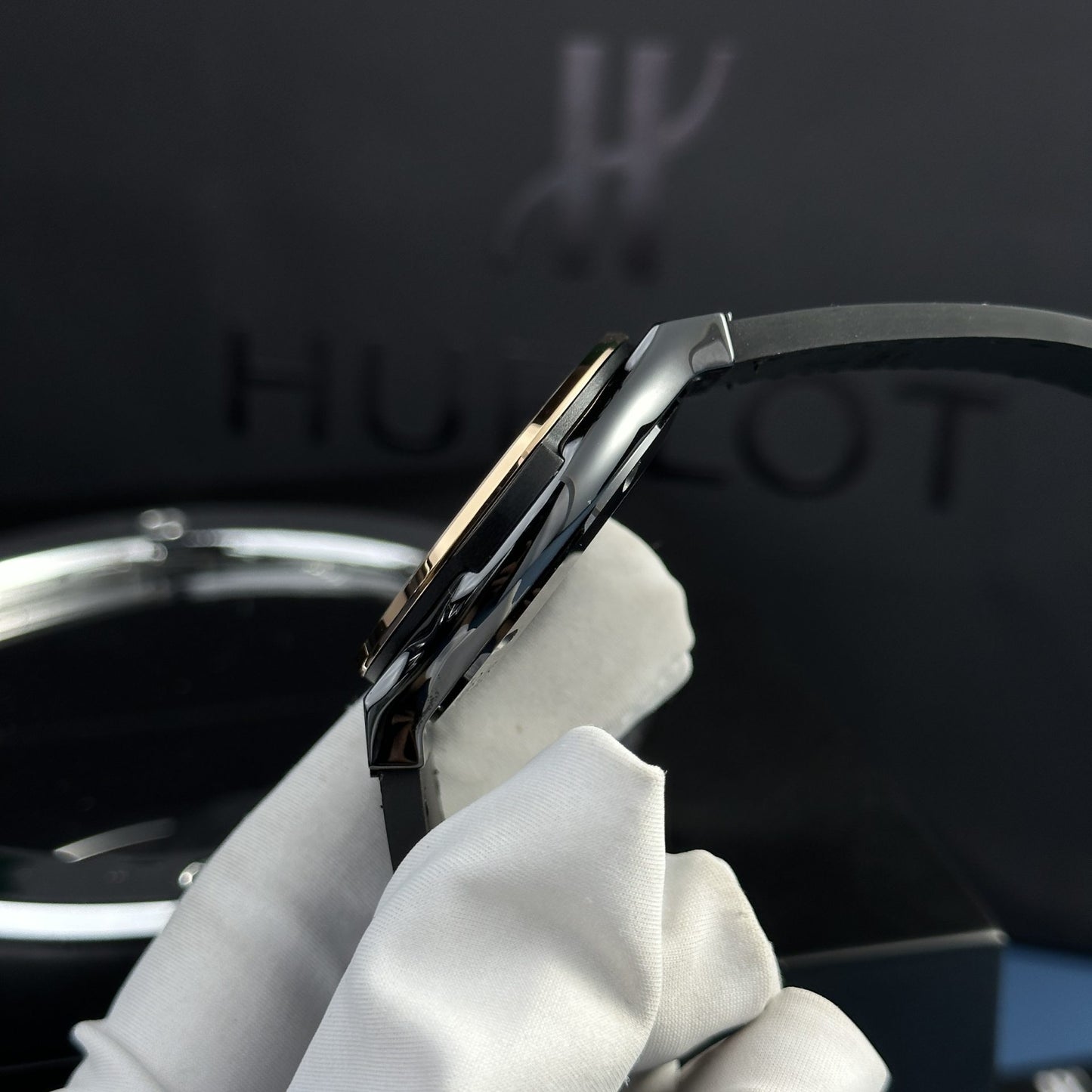 Hublot Best Fake Watches Classic Fusion Ceramic Demi King Gold 42mm