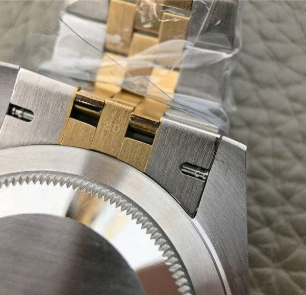 Replica Rolex DateJust 41mm SS/YG YG Textured Dial YG Wrapped Fluted Bezel SS/YG Bracelet A2836