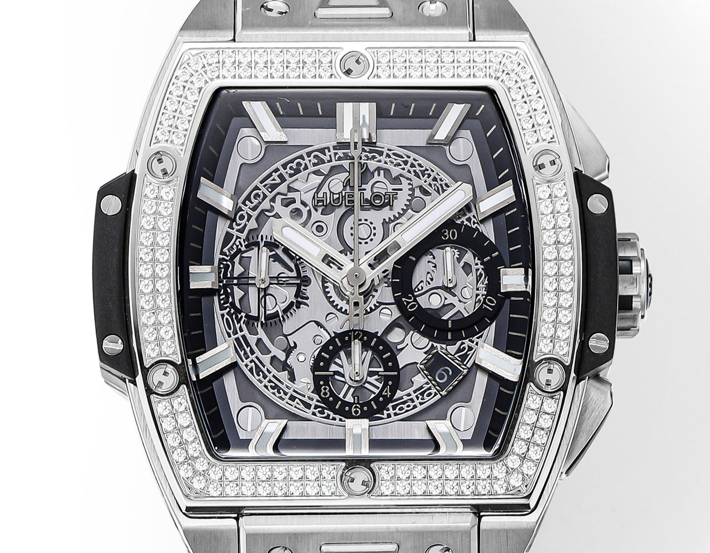 Hublot Spirit of Big Bang Textured Rubber Strap(1:1 replica)
