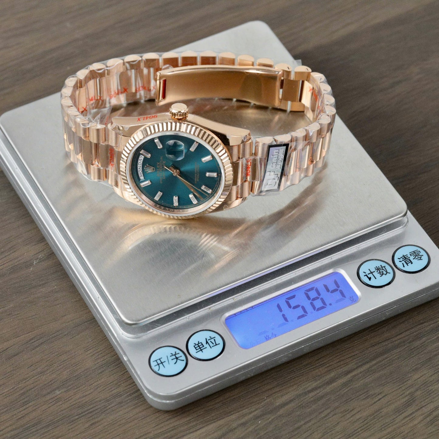 Rolex Day-Date 128235 Best Replica Watch Weight 158 Grams QF Factory 36mm