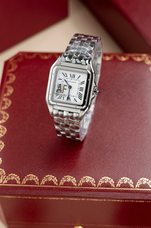 Cartier Clone Watch Panthere WGPN0007 Women White Dial 27x37mm
