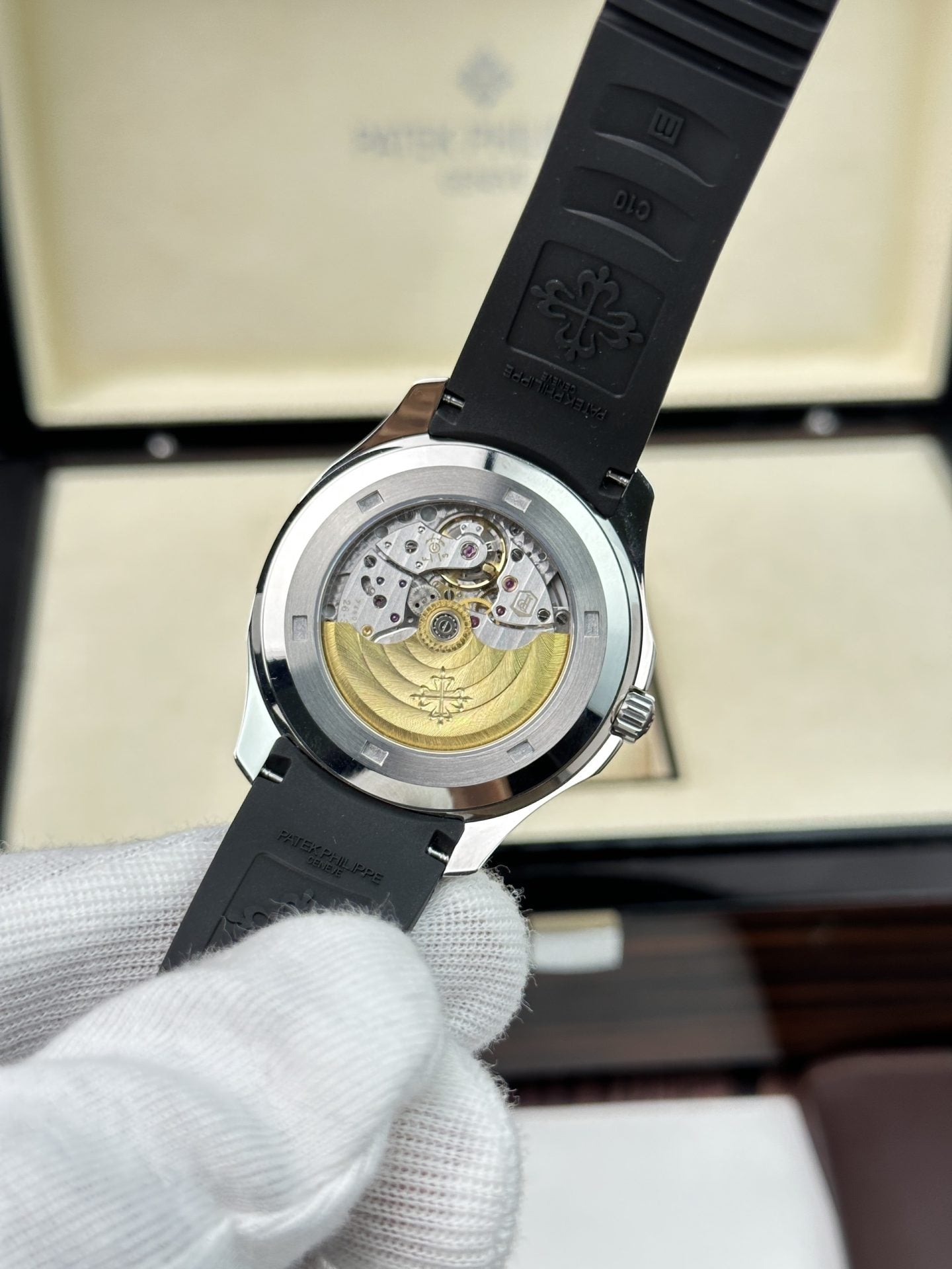 Patek Philippe Replica 1:1 Watch Aquanaut 5167A Black Dial Rubber Strap Factory 3K 40mm