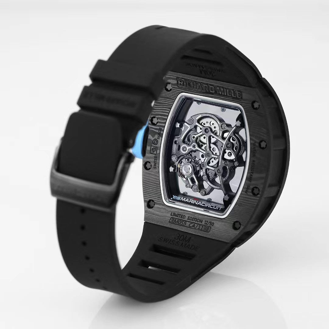 AAA Replica Richard Mille RM 055 Watch ¨C Lightweight NTPT Carbon, Swiss Craftsmanship