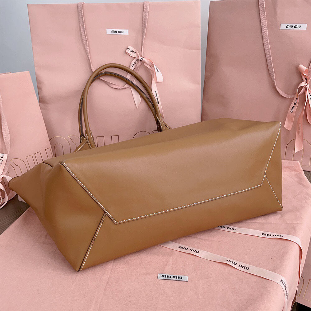 MIUMIU LARGE IVY LEATHER BAG(HIGH-END GRADE)