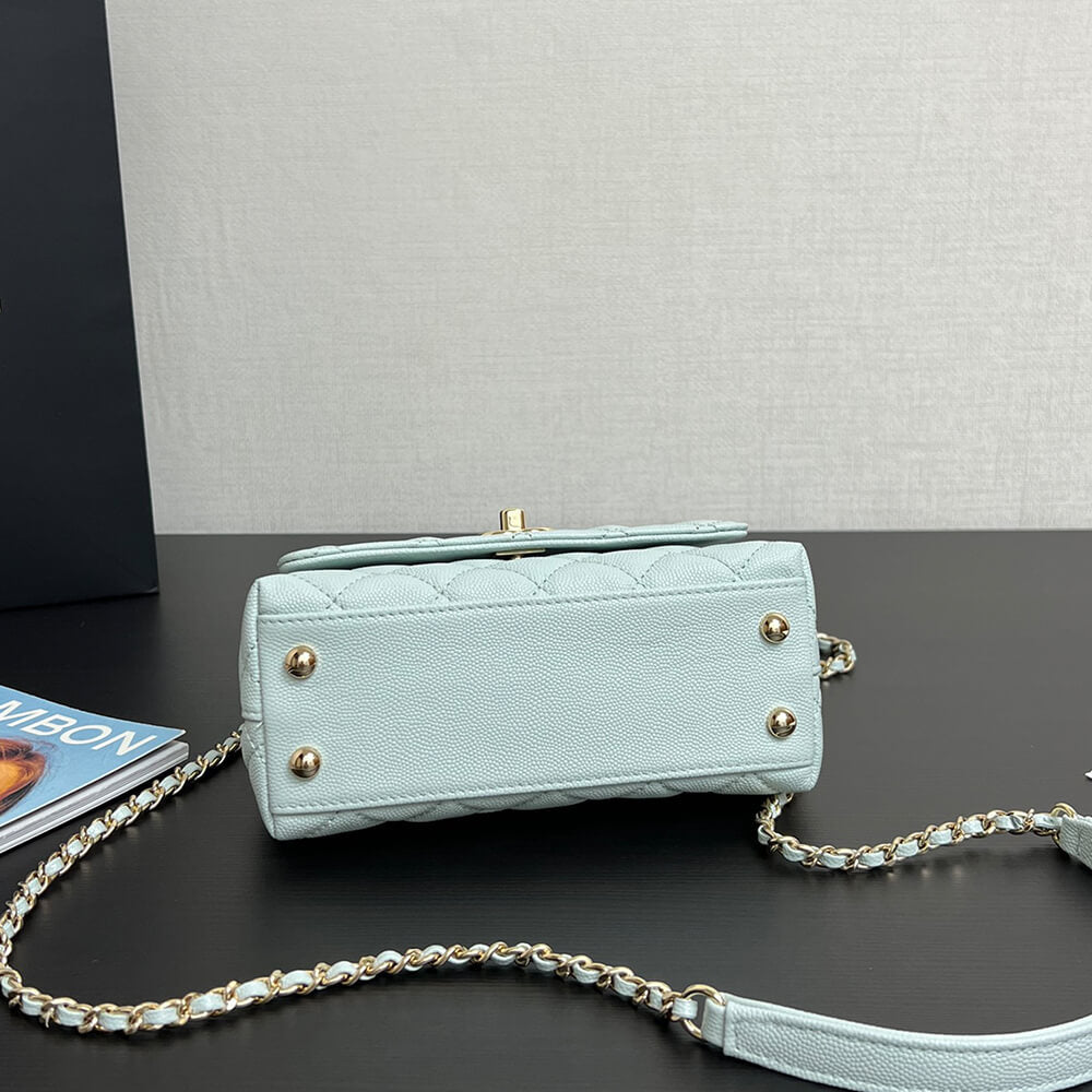 Chanel MINI COCO Handle Bag(HIGH-END GRADE)