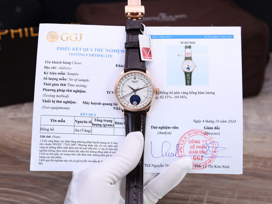 Rolex Cellini Moonphase Replica Watch Gold Wrapped KZ Factory 39mm