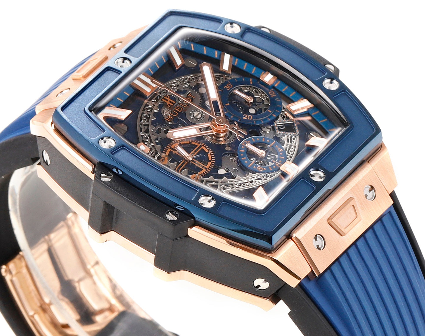 Hublot Spirit of Big Bang Textured Rubber Strap(1:1 replica)