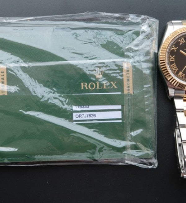Replica Rolex DateJust II 126333 SS/YG Gray Dial Roman Markers SS/YG Bracelet