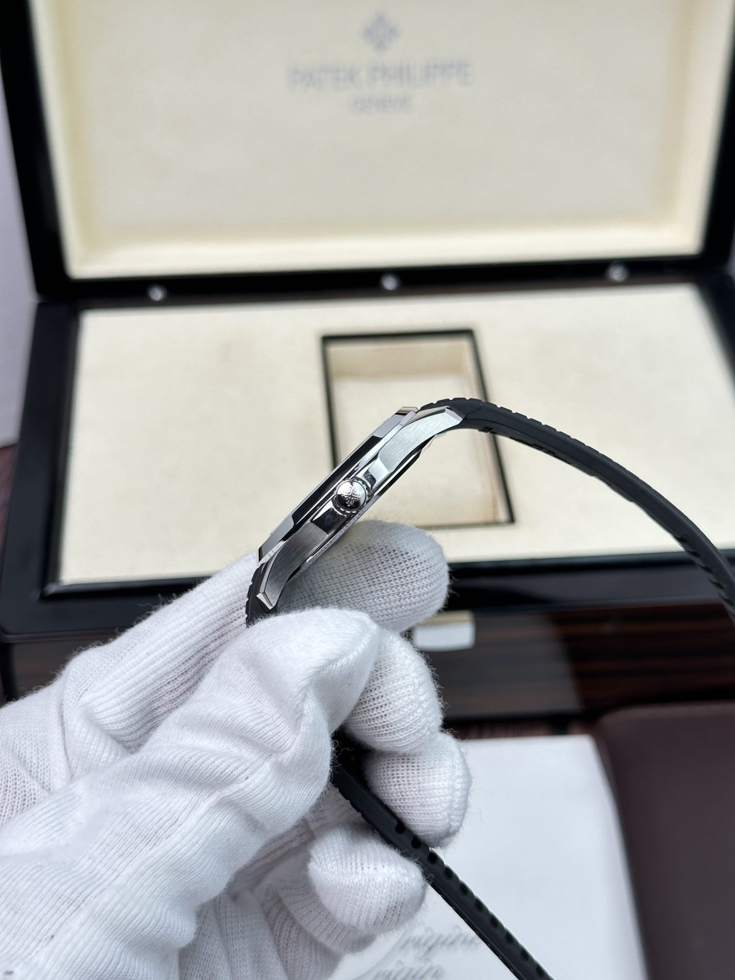 Patek Philippe Replica 1:1 Watch Aquanaut 5167A Black Dial Rubber Strap Factory 3K 40mm