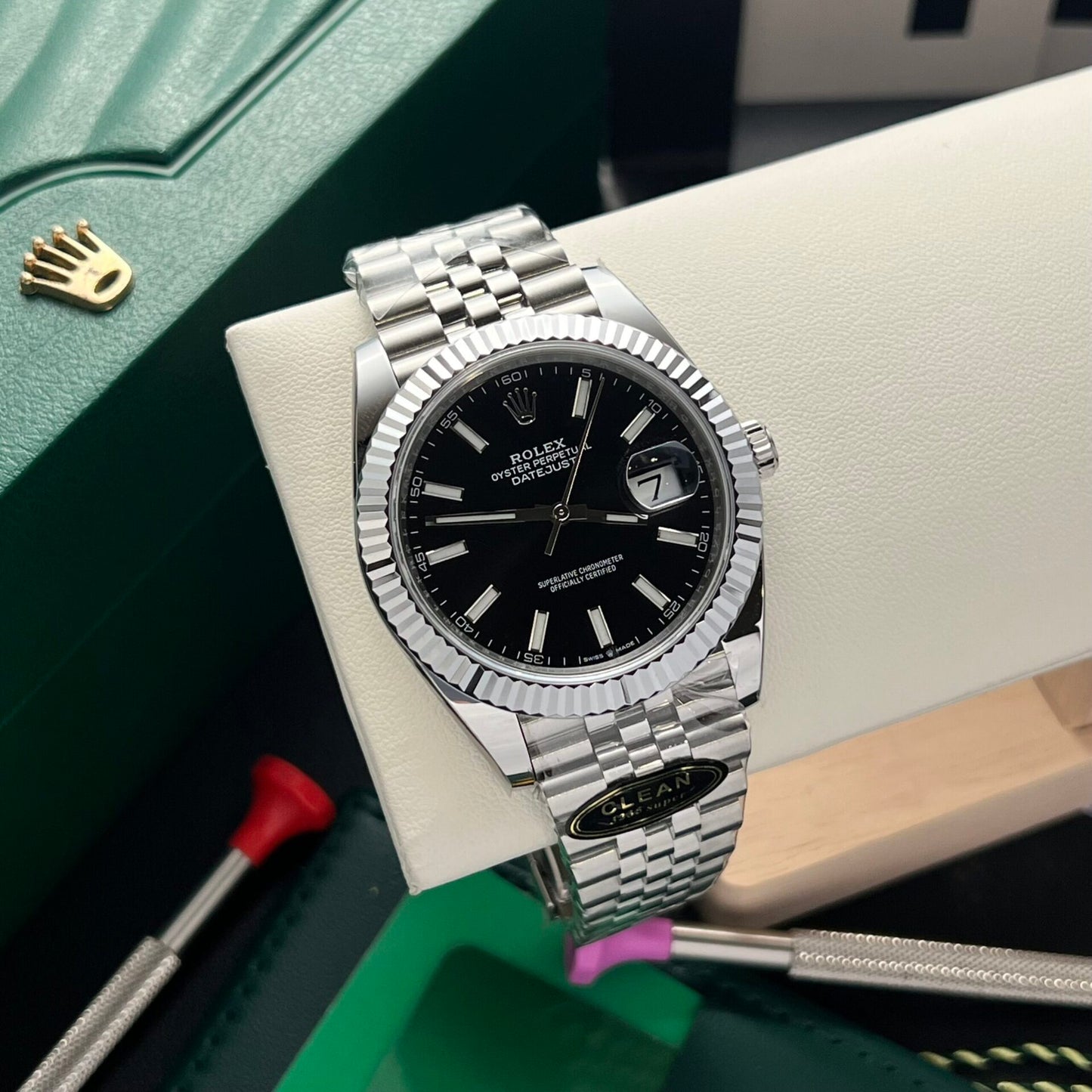 Rolex Replica Watches Datejust 126334 Black Dial Clean Factory 41mm
