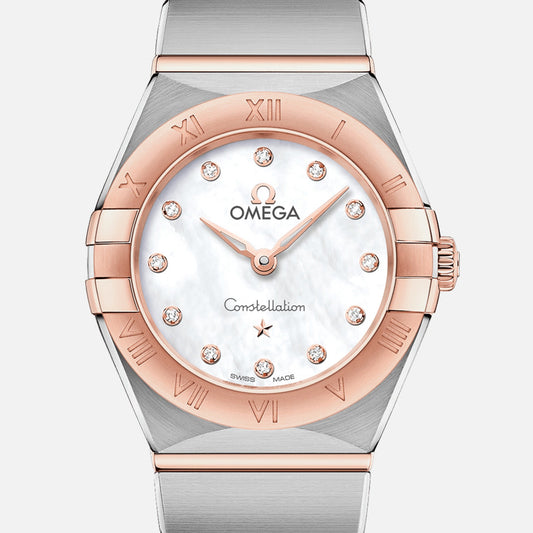 Constellation Quartz 25mm Sedna Gold Two-Tone With Mother-Of-Pearl Dial And Diamonds(1:1 replica)