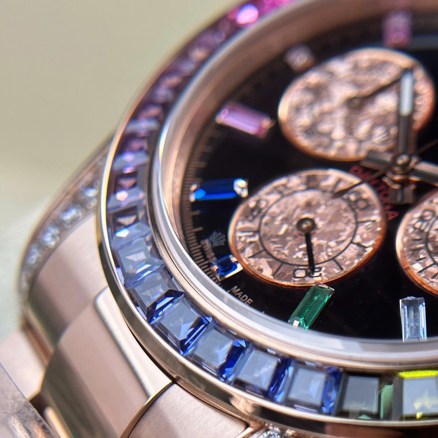 Rolex Cosmograph Daytona Rainbow 116595 Best Replica Watch BT Factory 40mm