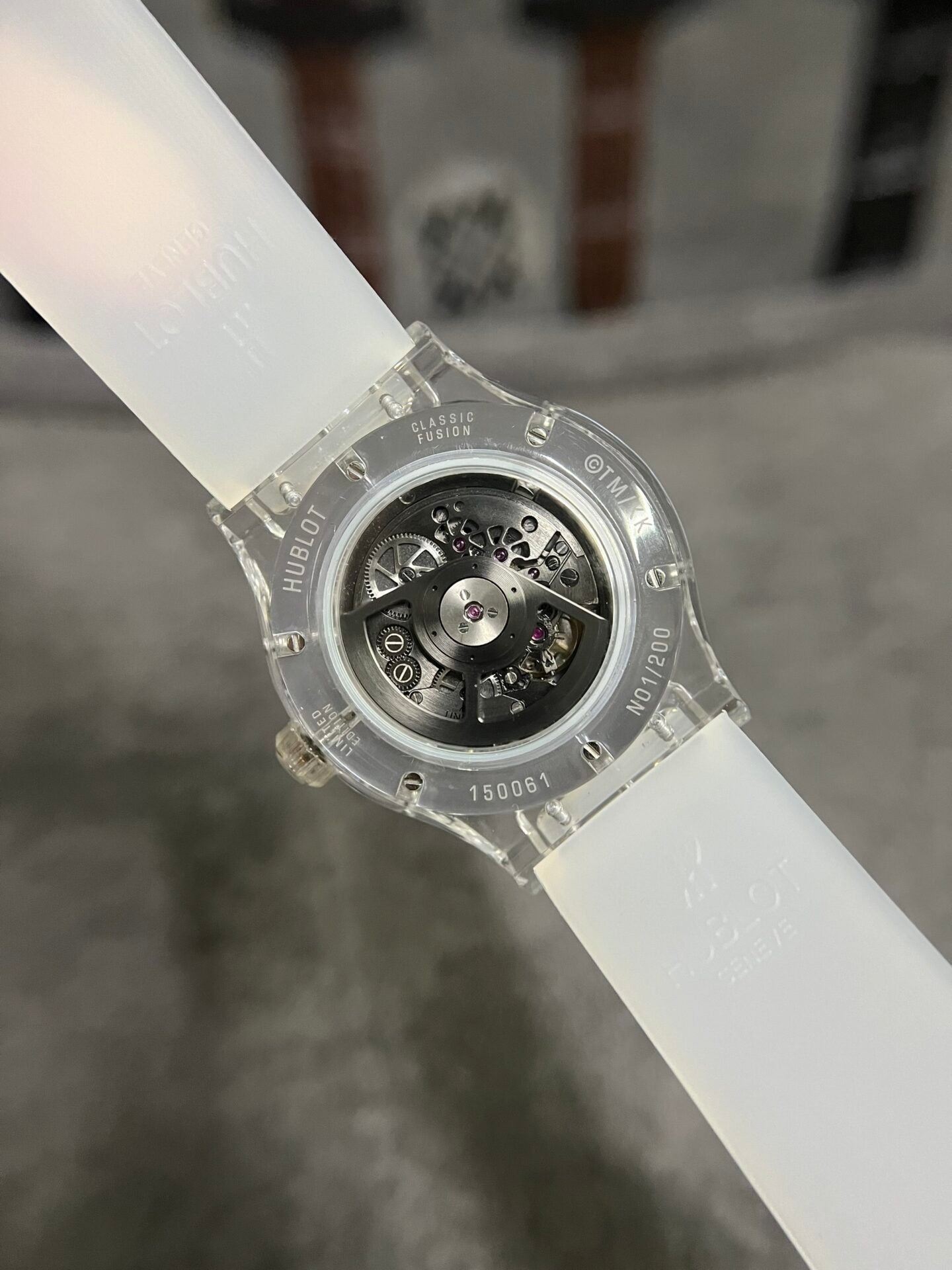 Hublot Replica Watch Takashi Murakami Sapphire Rubber Strap 42mm