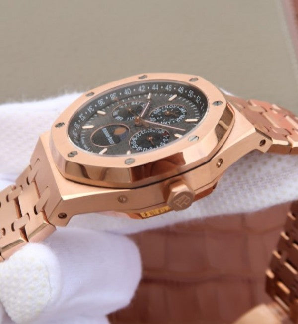 Replica Audemars Piguet JF Royal Oak 41mm 26574 RG Black Textured Dial A5134