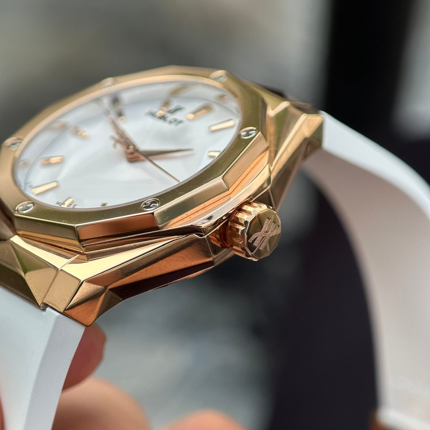 Hublot Replica Watch Orlinski King Gold White Dial APS Factory 40mm