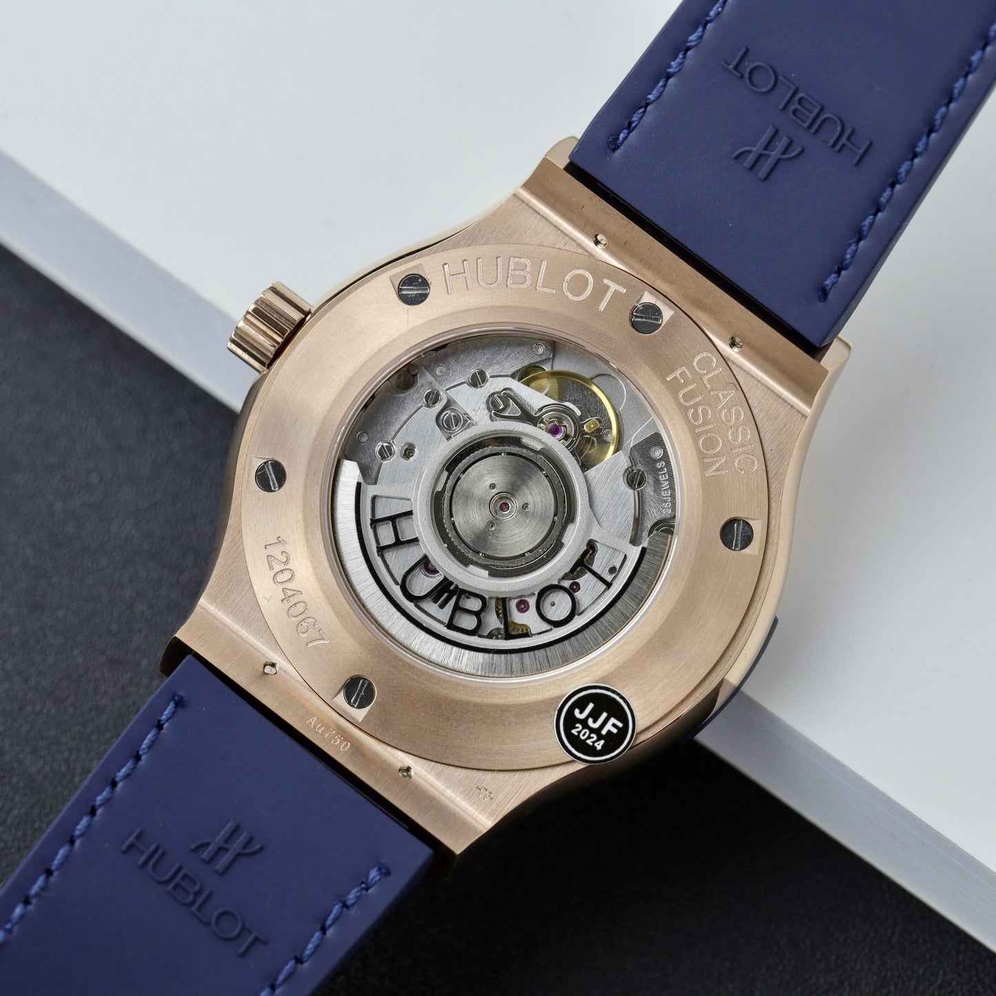 Hublot Replica 1:1 Watch Classic Fusion King Gold Blue Factory JJF 2024 38mm