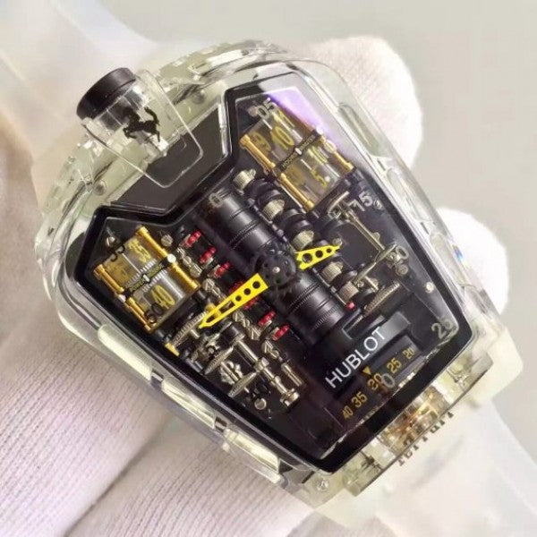 Replica Hublot MP-05 Laferrari Sapphire Limited Edition Skeleton Dial Yellow