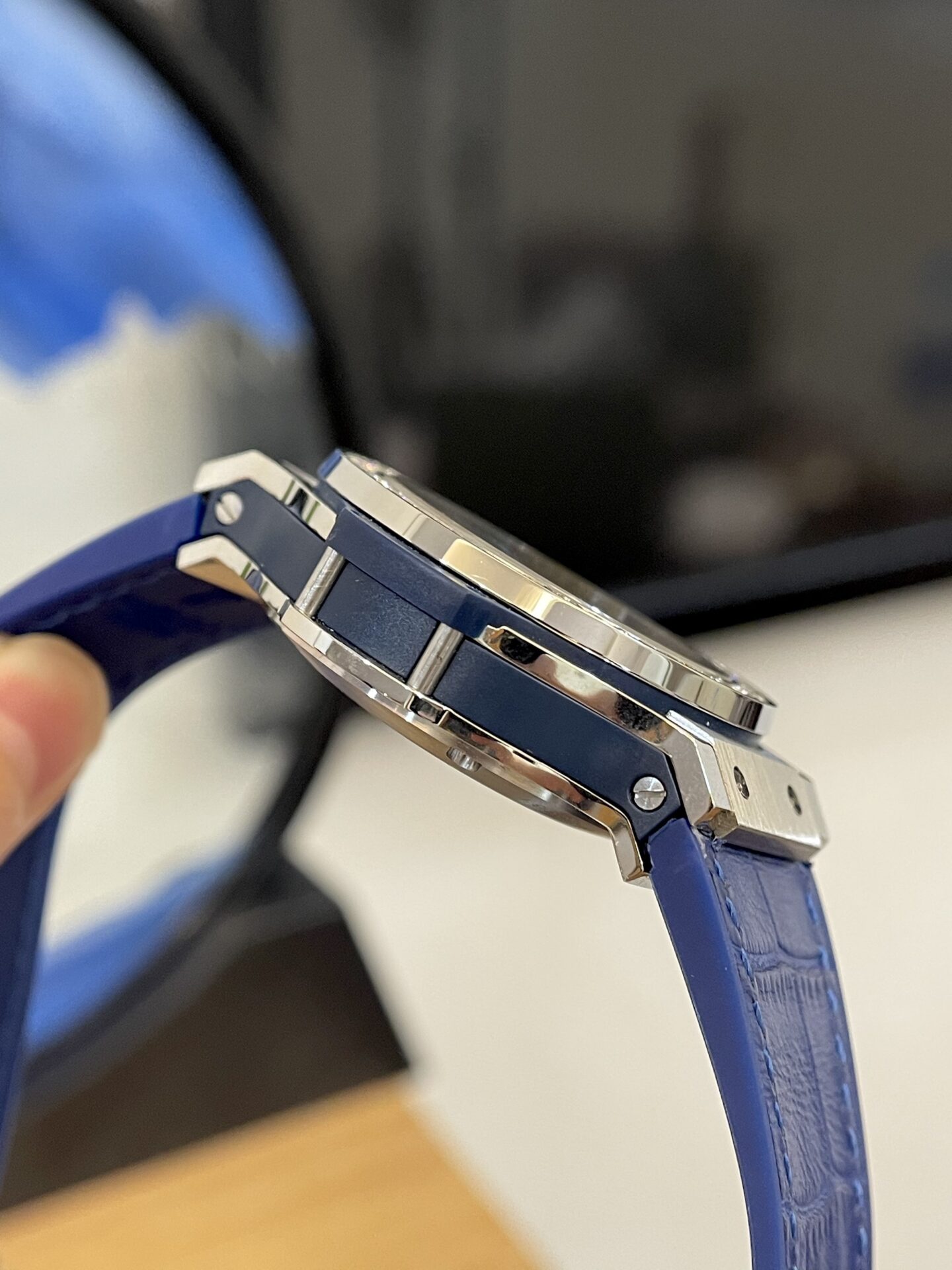 Hublot Replica Watch Big Bang Chronograph Blue 44mm