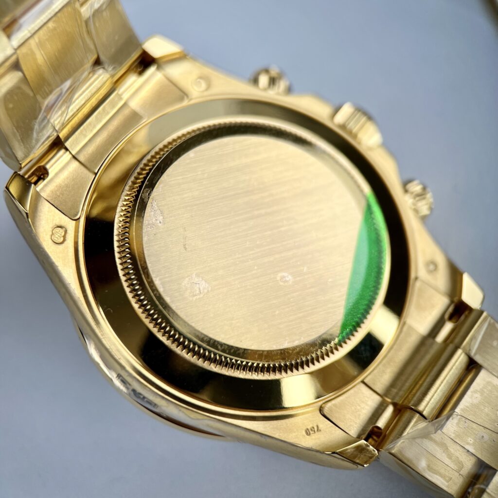 Rolex Best Replica Watch Daytona Rainbow Gold Wrapped And Moissanite Diamond Custom 40mm