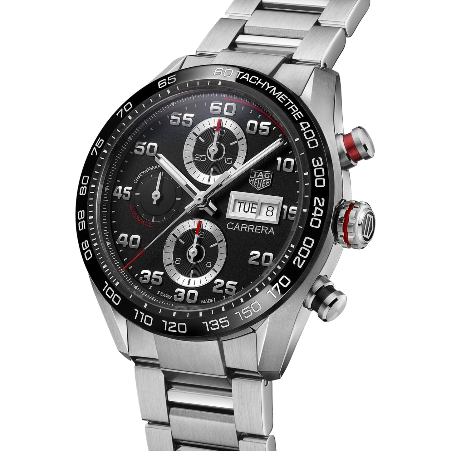 TAG Heuer Replica Watch Carrera Chronograph Automatic 44 mm Steel & Ceramic(1:1 replica)