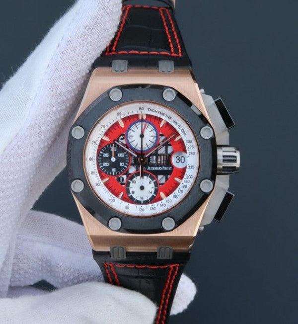 Replica Audemars Piguet JF Royal Oak Offshore 26078 RG Skeleton Dial A3126